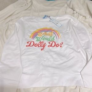 NWT Women’s Light weight Draper James Sweatshirt - Size XL - What Would Dolly Do